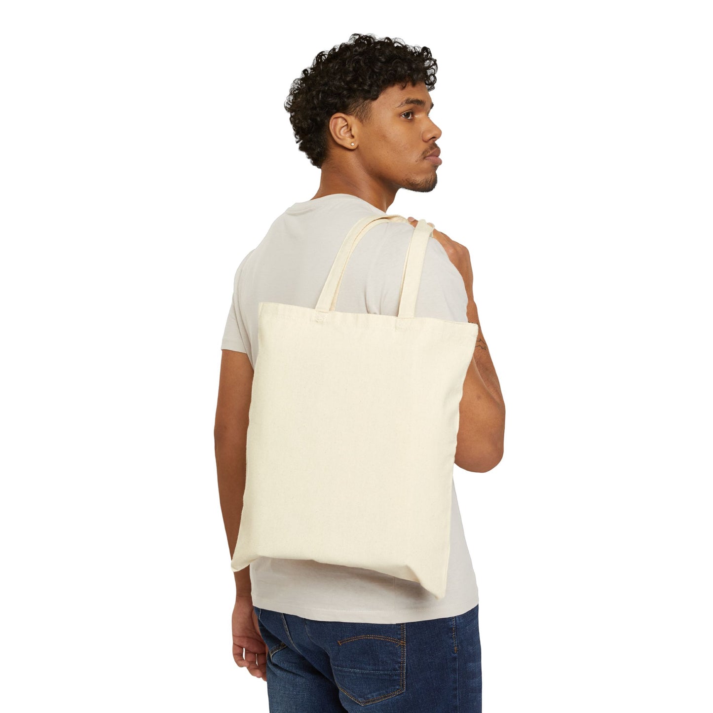 Desert Love Cotton Canvas Tote Bag – Eco-Friendly, Stylish Carryall for Nature Lovers