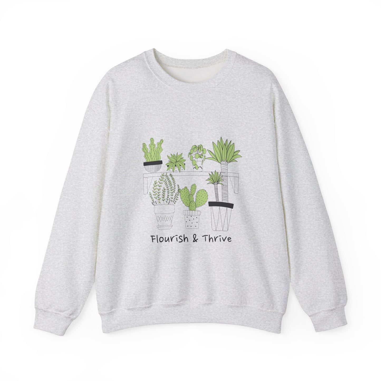 Flourish & Thrive Cactus Crewneck Sweatshirt